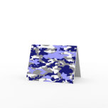 BLUE CAMO - NOTECARD