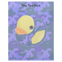 Blue Camo Rubber Ducky Letterhead Design