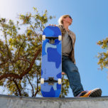 Blue Camo Skateboard