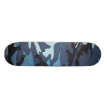 Blue Camo Skateboard Pro