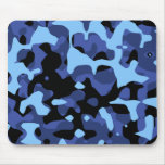 Blue camouflage mouse mats