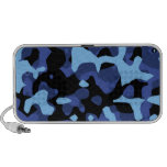 Blue Camouflage Travel Speaker