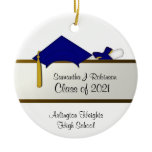Blue Cap Graduation Ornament