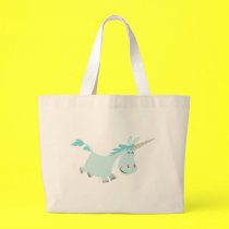 Blue Cartoon Unicorn bag