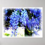 Blue cascade posters