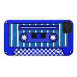 Blue Cassette Tape Case-Mate iPhone 4 Cases