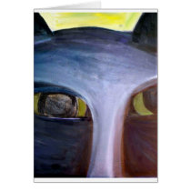 blue cat card blank inside