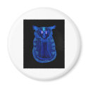 Blue Cat magnets by FlashAllen Blue Cat magnets