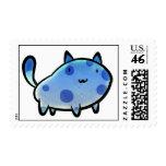 Blue Cat postage stamp