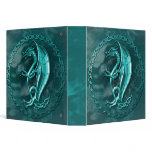 Blue Celtic Dragon Binder