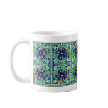 Blue Celtic Key Pattern Mug by Maggie_K