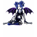 Blue Chained Gothic Faery Top t-shirts by mykajelina Blue Chained Gothic Faery Top t-shirts