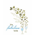 Blue Champagne Cheers Fun Fabulous Bride T-shirt by fat_fa_tin Blue Champagne Cheers Fun Fabulous Bride T-shirt