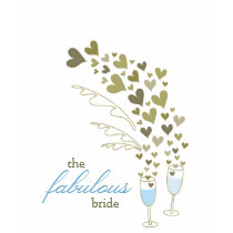 Blue Champagne Cheers Fun Fabulous Bride T-shirt by fat_fa_tin Blue Champagne Cheers Fun Fabulous Bride T-shirt