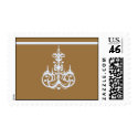 blue chandelier postage by partypassion blue chandelier postage