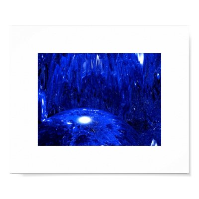 Blue Chandelier Poster by Night_Wolf