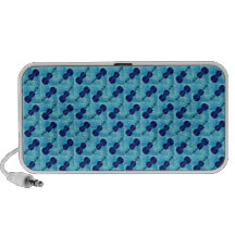Blue Checker Cellos iPhone Speakers