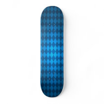 Blue Checkerboard Skate Boards