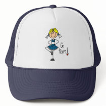 Blue Cheerleader hats