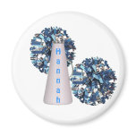 Blue Cheerleader Magnet