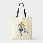 Blue Cheerleader Tshirts and Gifts Canvas Bags