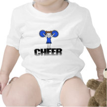 Blue Cheerleading T-shirts and Gifts
