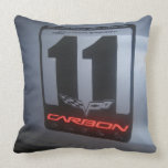 Blue Chevrolet Corvette Carbon Edition ZR1 3ZR Throw Pillows