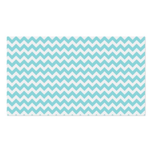 Blue Chevron Discount Promotional Punch Card Business Card Template (back side)