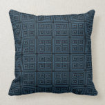 Blue Chinese/Asian Pattern Pillow Design 4
