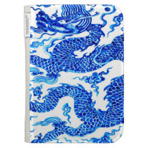 Blue Chinese Dragon Antiqie Vase Art Kindle 3 Case Kindle Cover