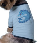 Blue Chinese Dragon Doggie T-shirt Blue Chinese Dragon Doggie T-shirt