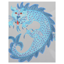 Blue Chinese Dragon letterhead by eelkat Blue Chinese Dragon letterhead