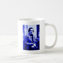 Blue Chopin Coffee Mug