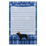 Blue Christmas American Water Spaniel Stationery