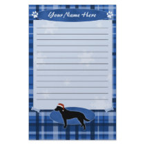 Blue Christmas Australian Cattle Dog Stationery