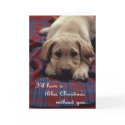 Blue Christmas card