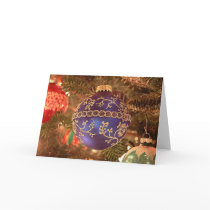 Blue Christmas cards