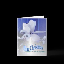 Blue Christmas cards