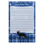 Blue Christmas Cavalier King Charles Stationery