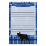 Blue Christmas Cocker Spaniel Stationery
