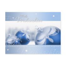 Blue Christmas dream Postcard