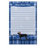 Blue Christmas Greater Swiss Mountain Stationery