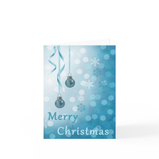 Blue Christmas - Greeting Card