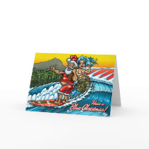 " Blue Christmas" Greeting Card by DriveIndustries " Blue Christmas" Greeting Card