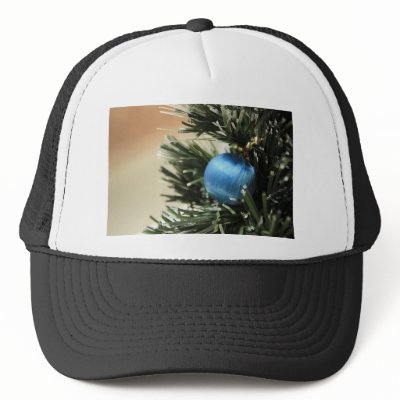 Blue Christmas hats