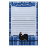 Blue Christmas Japanese Chin Stationery