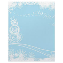 Blue Christmas letterhead by Klauts Blue Christmas letterhead