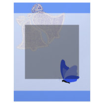 Blue Christmas Personalized Letterhead