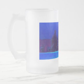 Blue Christmas mug
