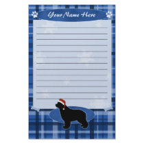 Blue Christmas Newfoundland Stationery